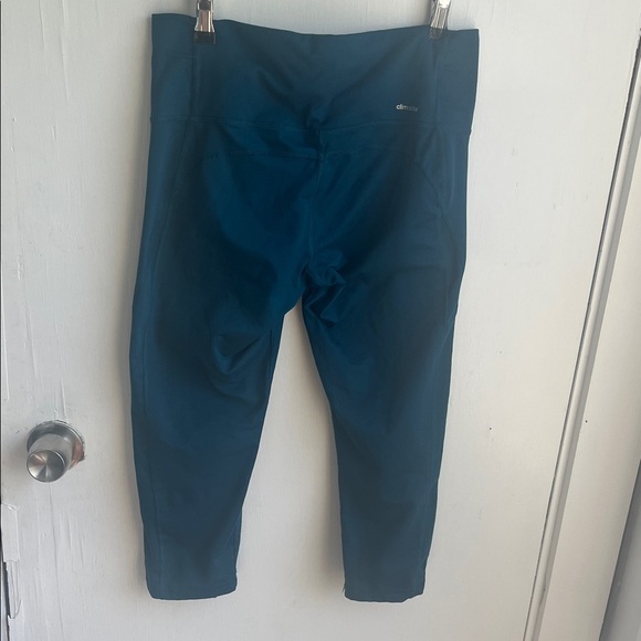 Adidas Deep Blue Leggings Size Medium (12/14) - Picture 4 of 5